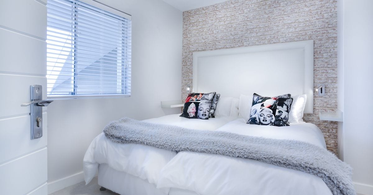 Bedroom after a professional bedbug treatment