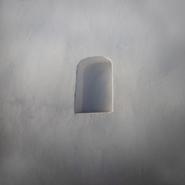 Rendered wall cleaned and brightened